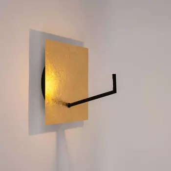 Светодиодный настенный/потолочный светильник s.luce, 30x30x25 см, золотой