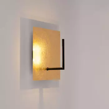 Светодиодный настенный/потолочный светильник s.luce, 30x30x16 см, золотой