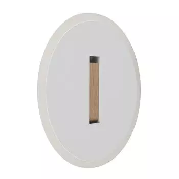 Светодиодный настенный светильник, белый, дерево, круглый, D 20,4 см Globo Lighting