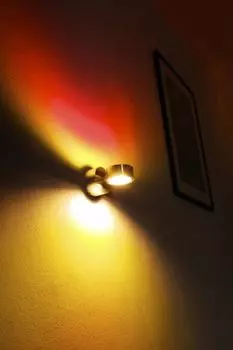 Светодиодный настенный светильник »Berga« из металла/стекла в алюминии hofstein