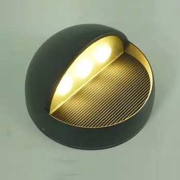 Светодиодный настенный светильник для наружного освещения Lucerne антрацитово-серый Dapo Leuchten