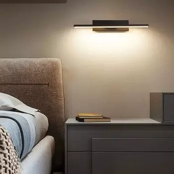 Светодиодный настенный светильник для внутреннего освещения, современный настенный светильник 6-10 Вт, настенное освещение 600-1000лм белый 40см DTC GmbH