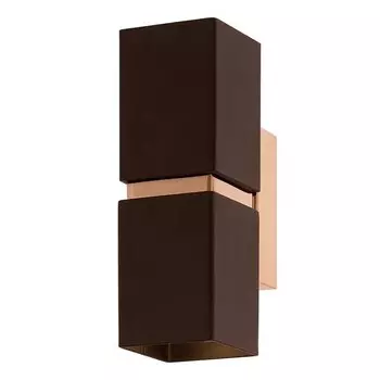 Светодиодный настенный светильник Eglo Passa II, коричневый