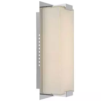 Светодиодный настенный светильник, хром, стекло, H 28 см Globo Lighting, серебро