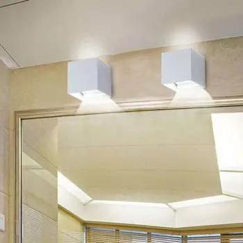 Светодиодный настенный светильник IP65, светильник для прихожей, регулируемый угол, уличный настенный светильник, потолочный светильник, 7 Вт, белый, холодный белый, 8X Jopassy