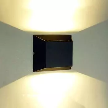 Светодиодный настенный светильник из алюминия Turin 2 Flames Dapo Leuchten