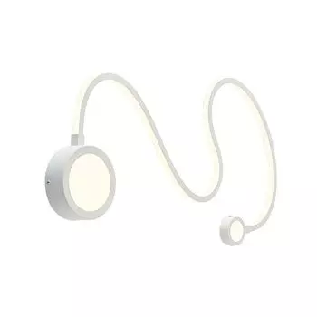 Светодиодный настенный светильник Lindby для внутреннего освещения 'Rion' белого цвета из металла, белый