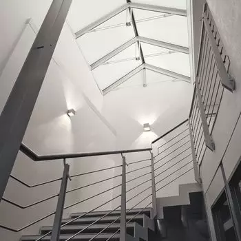 Светодиодный настенный светильник Linea Light Dual W2, черный