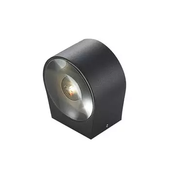 Светодиодный настенный светильник Lucande для наружного освещения 'Astrida' из алюминия из алюминия, темно-серый