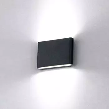 Светодиодный настенный светильник мощностью 6 Вт, водонепроницаемый современный настенный светильник, настенное освещение вверх и вниз, холодный белый, 6000K lapalife, черный