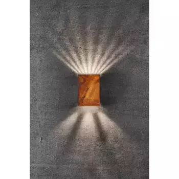 Светодиодный настенный светильник Nordlux «FOLD», магнитный держатель, включая светодиодный модуль и 3 световых шаблона, цвет rostbraun