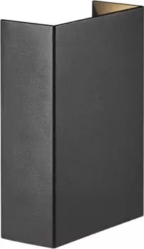 Светодиодный настенный светильник Nordlux "FOLD" Высота: 15 см, черный