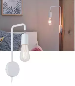 Светодиодный настенный светильник Paulmann "Calvani", 1 лампочка, лампа E27 | без лампочки, Е27 Высота: 34 см, белый