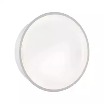 Светодиодный настенный светильник Paulmann для наружного освещения "Platomo IP44 круглый 180 мм 3000K 14,5 Вт 1200 лм 230 В пластик ", 1 лампочка, устойчив к морской воде 18,0 см, Высота: 6,3 см, белый