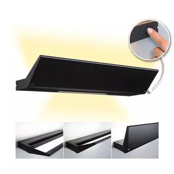 Светодиодный настенный светильник Ranva 3-Step-Dim 2700K 1400lm / 210lm 230V 13 / 1x2W с регулируемой яркостью, матовый черный Paulmann