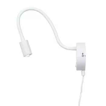 Светодиодный настенный светильник, штепсельный выключатель, регулируемая белая лампа для чтения, настенный светильник для гостиной, спальни Licht-Erlebnisse