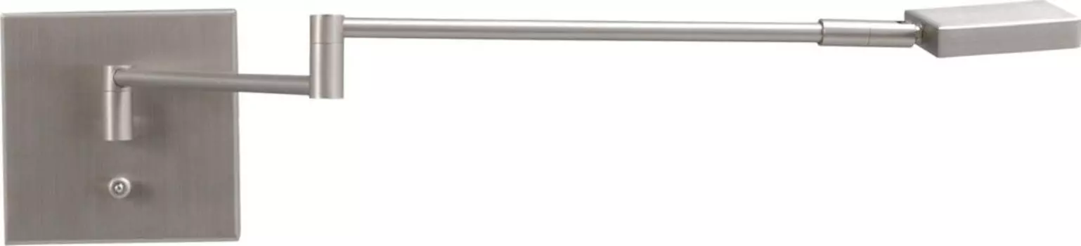 Светодиодный настенный светильник современный никель-матовый металл 2700K с регулируемой яркостью настенный светильник для гостиной, спальни, прихожей Licht-Erlebnisse