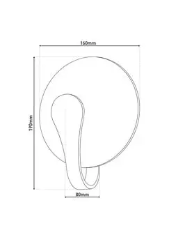 Светодиодный настенный светильник STAN со светодиодной платой Nve Leuchten, silber