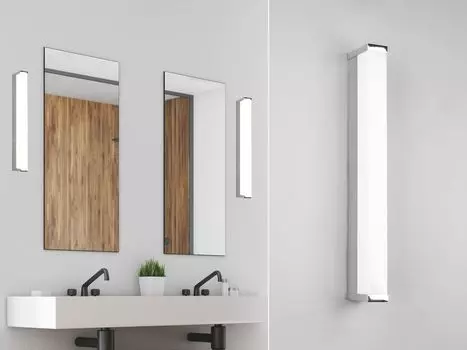 Светодиодный настенный светильник Trio для ванной комнаты FABIO хром 42,5см