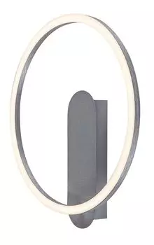 Светодиодный настенный светильник TUMNUS металл серебро/матовый алюминий пластик белый 14Вт 3000К Ш:32,5см В:6,5см 30см Rabalux