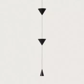 Светодиодный подвесной светильник 13Вт металл Tadim черный матовый LEDKIA