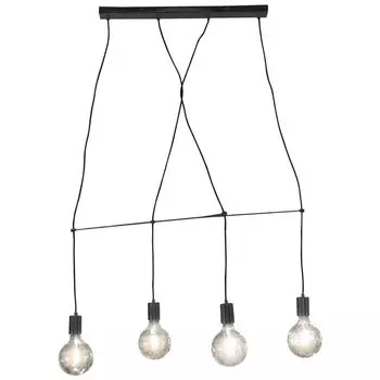 Светодиодный подвесной светильник, черная рамка, В 150 см etc-shop, черный