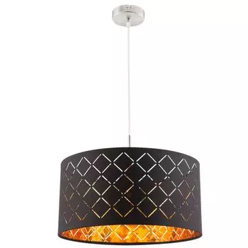 Светодиодный подвесной светильник, черный, золотой, 40 см Globo Lighting