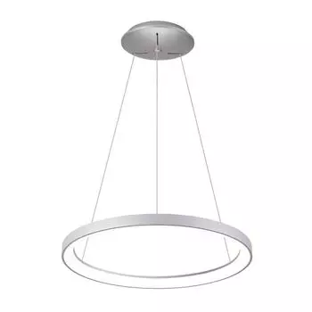 Светодиодный подвесной светильник Deko-Light Merope 600 серебристого цвета 42Вт 3200лм, серебро