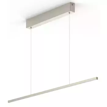 Светодиодный подвесной светильник EVOTEC «eXiro», светодиодная панель с источником света | Прочно встроенный светодиод, сделано в Германии, регулируется по высоте, цвет edelstahlfarben