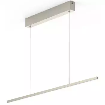 Светодиодный подвесной светильник EVOTEC «eXiro», светодиодная панель с источником света | Прочно встроенный светодиод, незаметный, сделано в Германии, цвет edelstahlfarben