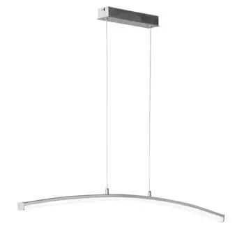 Светодиодный подвесной светильник, матовый никель, L 100 см etc-shop, серебро