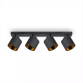 Светодиодный подвесной светильник, настенный светильник, потолочный светильник для гостиной, столовой, спальни, однотонный E14 Paco Home, черный