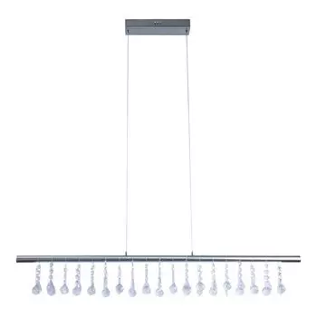 Светодиодный подвесной светильник "Nobilis" L: ок. 100 см - сатинированный никель. Nve, серебро