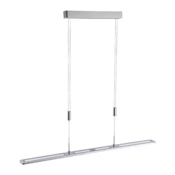 Светодиодный подвесной светильник Paul Neuhaus Nika из алюминия, регулируемый по высоте, управляемый жестами, серебро