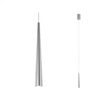 Светодиодный подвесной светильник Paulmann "Gutta 1x7W матовый алюминий 230В металл", 1 лампочка 7,2 см, цвет aluminiumfarben