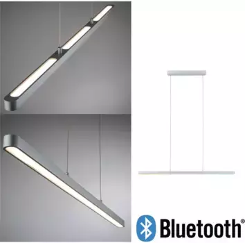 Светодиодный подвесной светильник Paulmann "Lento", 1 лампочка Высота: 2,5 см, цвет chromfarben