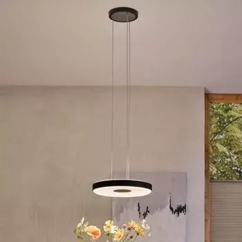 Светодиодный подвесной светильник Paulmann Puric Pane 2700K 2x1100lm 2x22W черный, серый