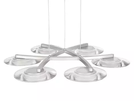 Светодиодный подвесной светильник Philips "Вага" 409724816, серебро