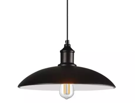 Светодиодный подвесной светильник, подвесной светильник, 1 лампочка, потолочный светильник 32см, PA607 ЧЕРНЫЙ LumenTEC