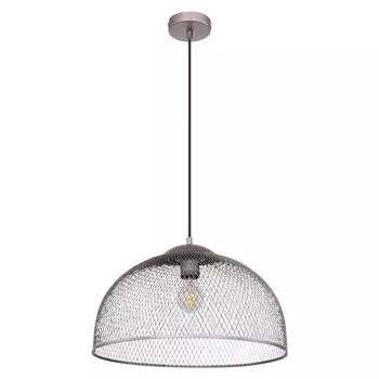 Светодиодный подвесной светильник RGB, клетка, темный хром, 40 см etc-shop, серебро