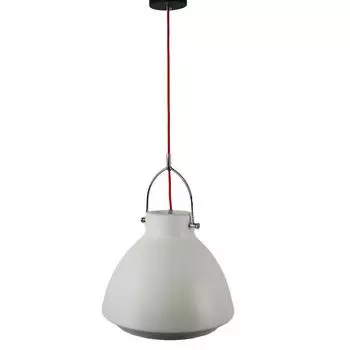 Светодиодный подвесной светильник Sayra (маленький) D: 26 см, металлический потолочный светильник: белый Dapo Leuchten