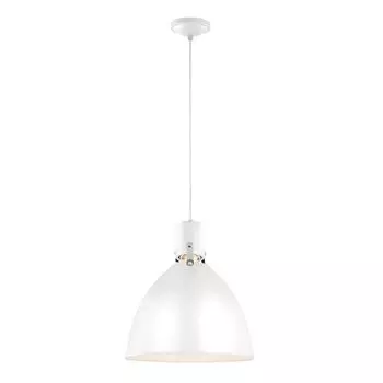 Светодиодный подвесной светильник, стальной хром, D 35,9 см etc-shop, белый