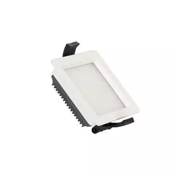 Светодиодный потолочный светильник 10Вт New Aero Slim Square 130лм/Вт Microprismatic (UGR17) LIFUD срез 85х85 мм 4000К нейтральный белый LEDKIA