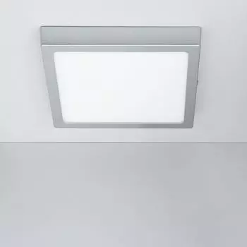 Светодиодный потолочный светильник 18W Square Aluminium 210x210mm Slim CCT Selectable Galn Grey LEDKIA, серый