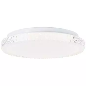 Светодиодный потолочный светильник, 29 см, 12 Вт, 1600 лм, 4000 К, пластик/металл Lightbox, белый