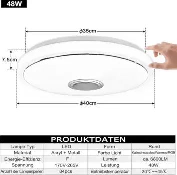 Светодиодный потолочный светильник ACXIN