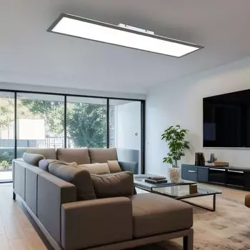 Светодиодный потолочный светильник, ALU, антрацит, опал, L 100 см Globo Lighting