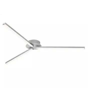 Светодиодный потолочный светильник, алюминий, 2 поворотных элемента, L 74 см etc-shop, серебро