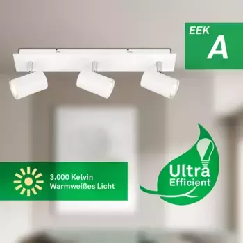 Светодиодный потолочный светильник Briloner, белый