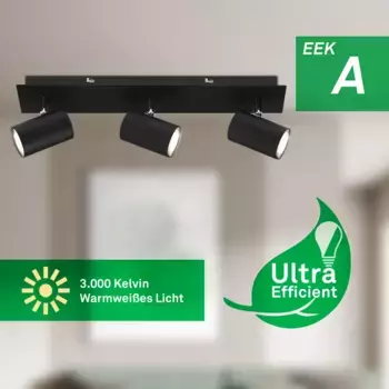 Светодиодный потолочный светильник Briloner, черный